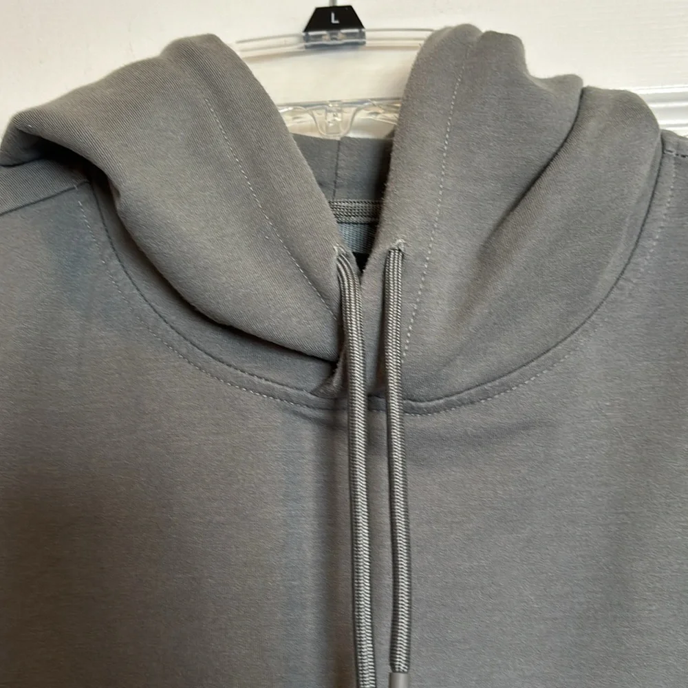 Cuts Clothing Greenish Gray Hooded Sweatshirt - Picture 2 of 9